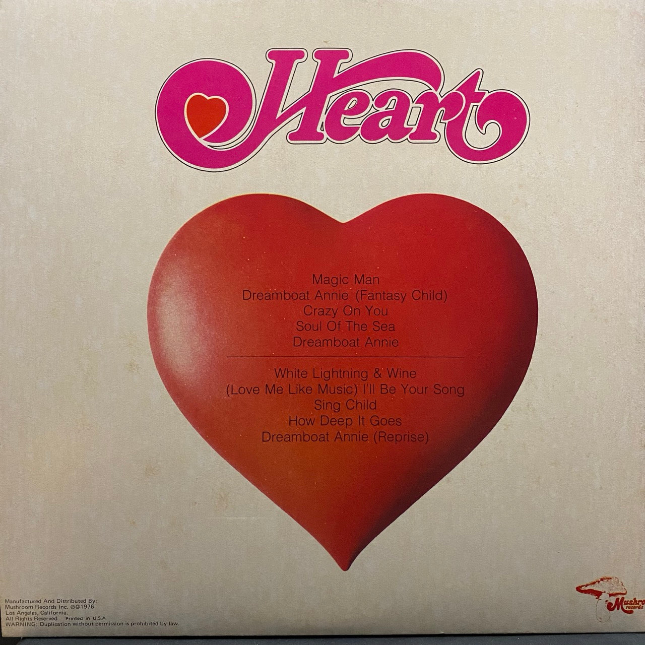 Heart – Dreamboat Annie