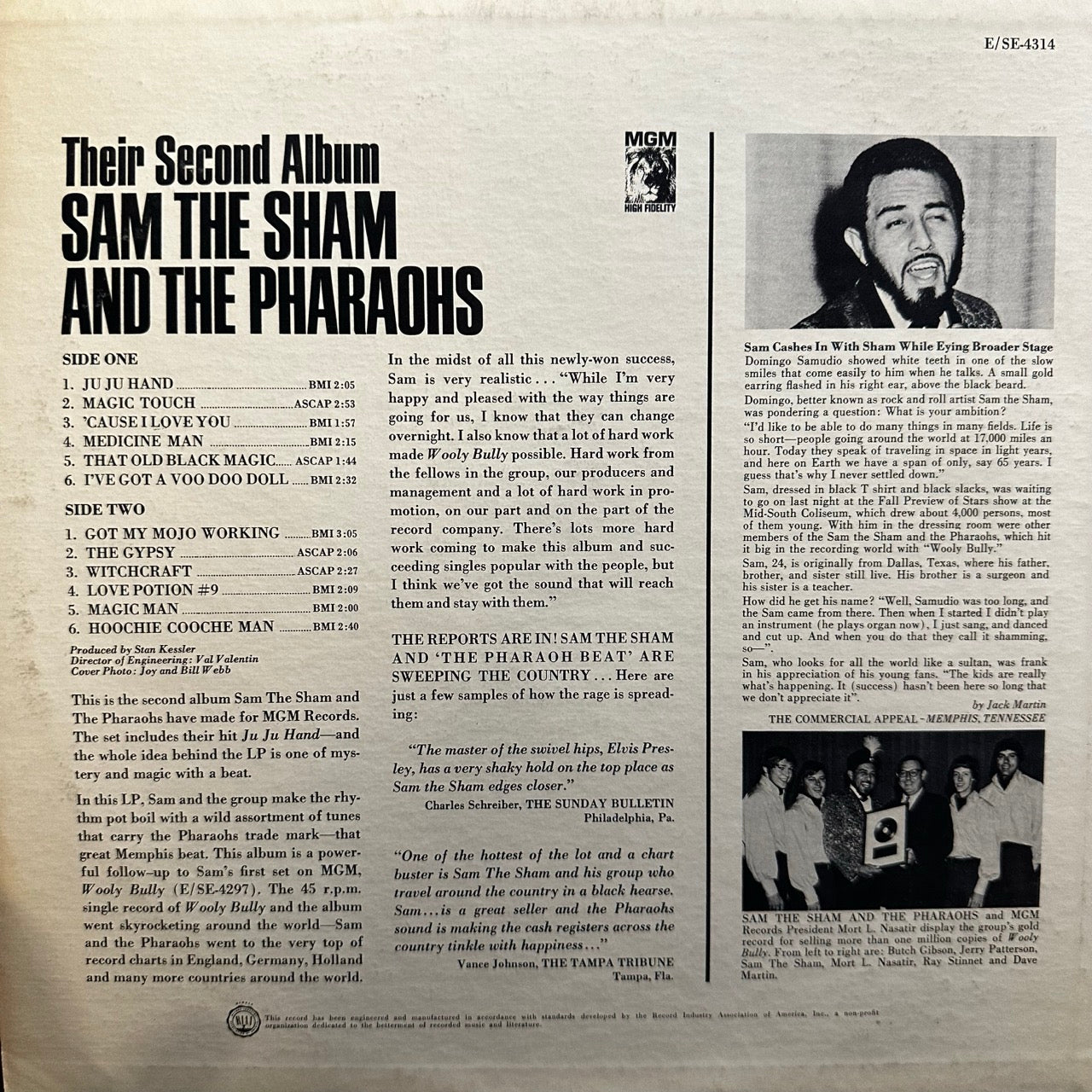 Sam The Sham & The Pharaohs – Their Second Album