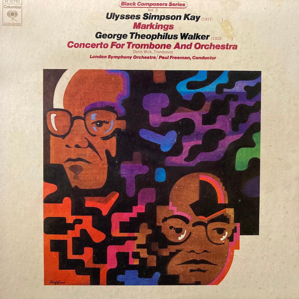 Ulysses Simpson Kay/George Theophilus Walker - Markings/Concerto For Trombone And Orchestra 12"