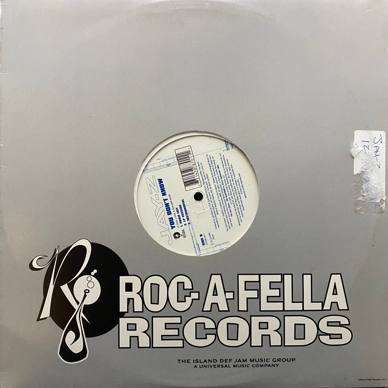 Jay-Z – Izzo (H.O.V.A) / You Don't Know [12"]