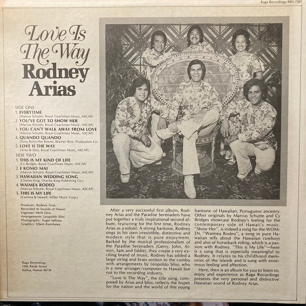 Rodney Arias - Live Is The Way
