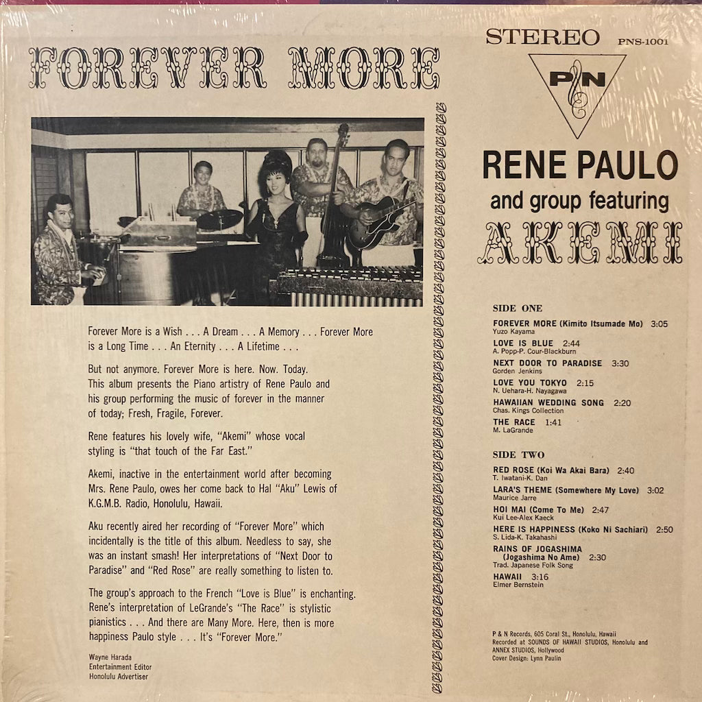 Rene Paulo and group featuring Akemi - Forever More