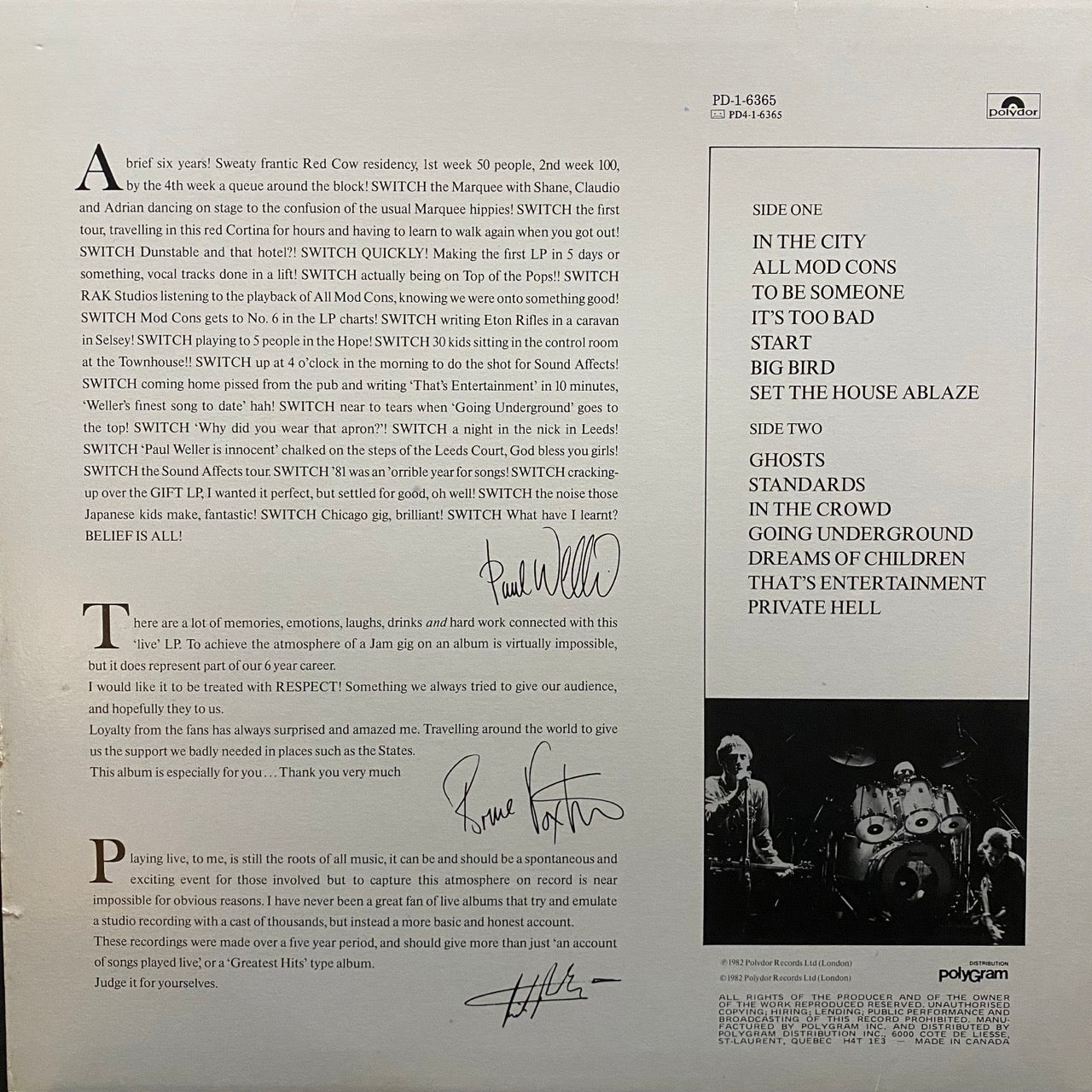 The Jam – Dig The New Breed