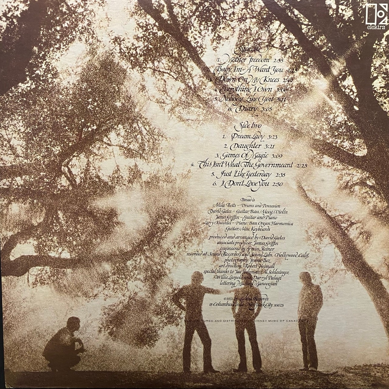 Bread – Baby I'm-A Want You