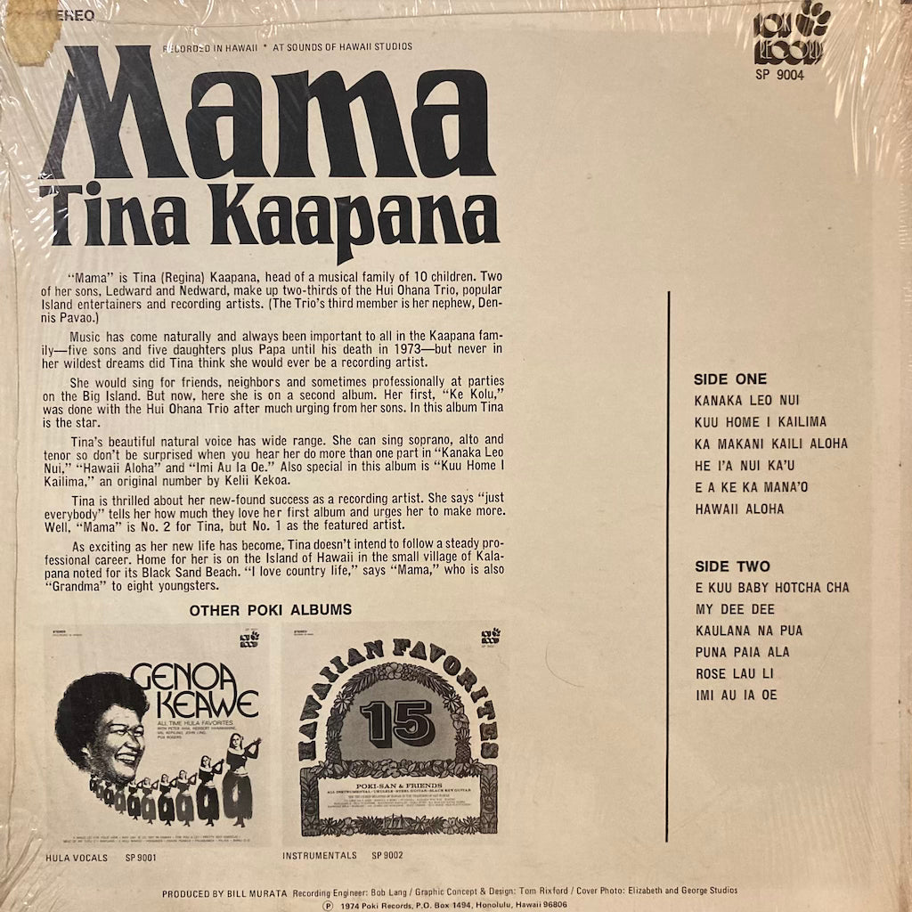 Tina Kaapana - Mama