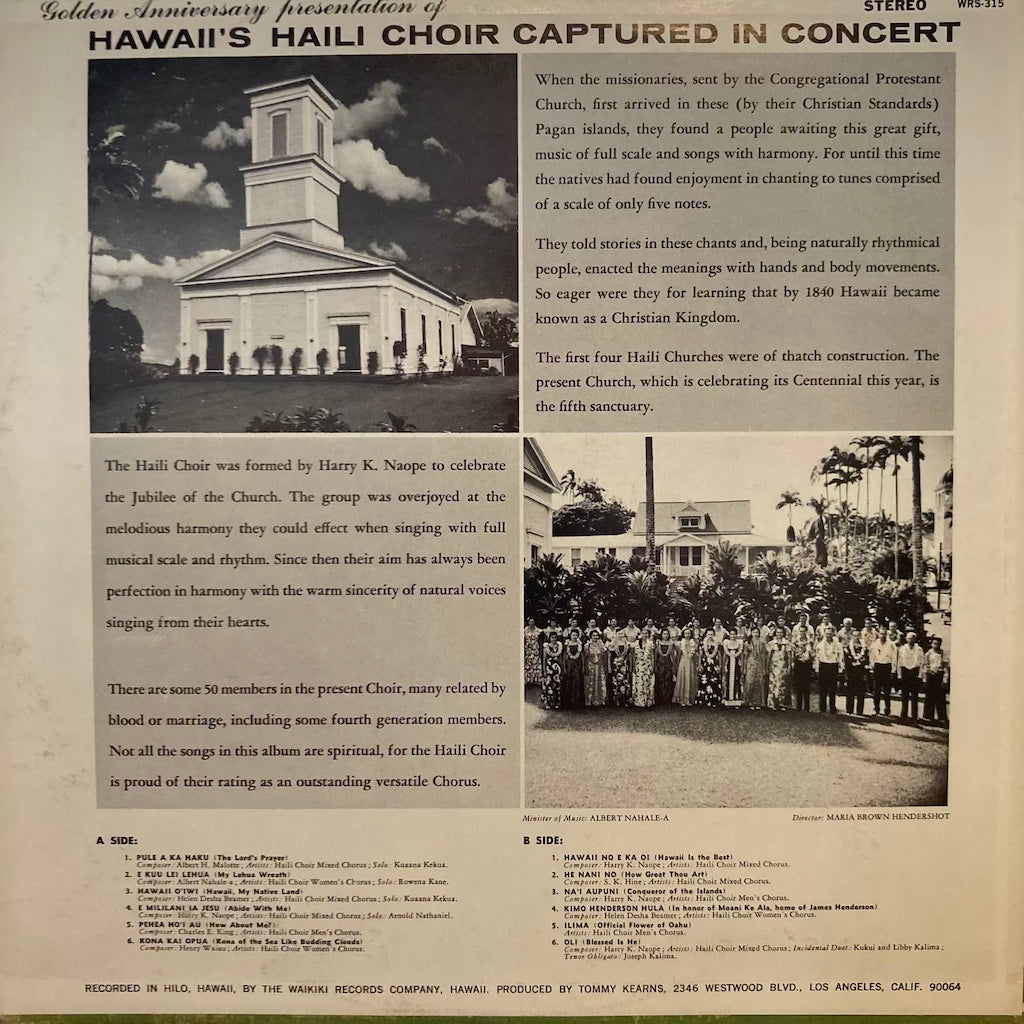 Hawaii Chord In Concert - Hawaii's Own