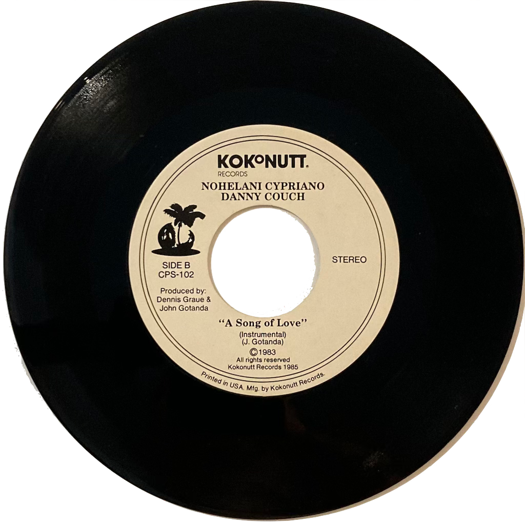 Nohelani Cypriano & Danny Couch - A Song of Love [7"]