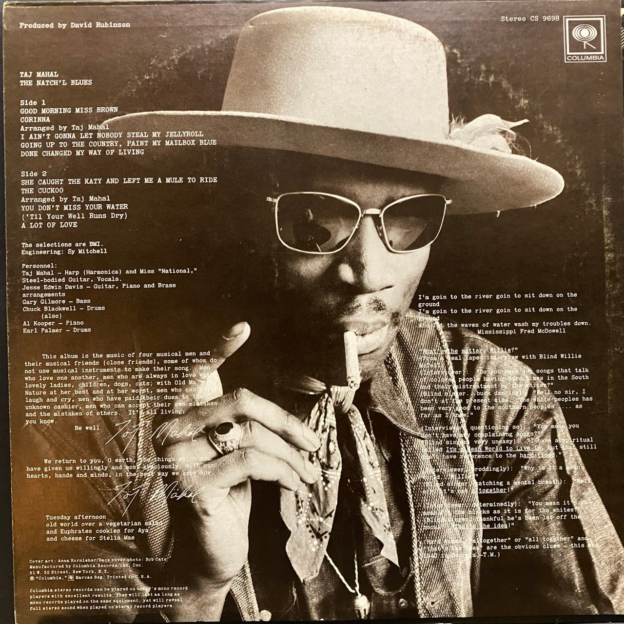 Taj Mahal – The Natch'l Blues
