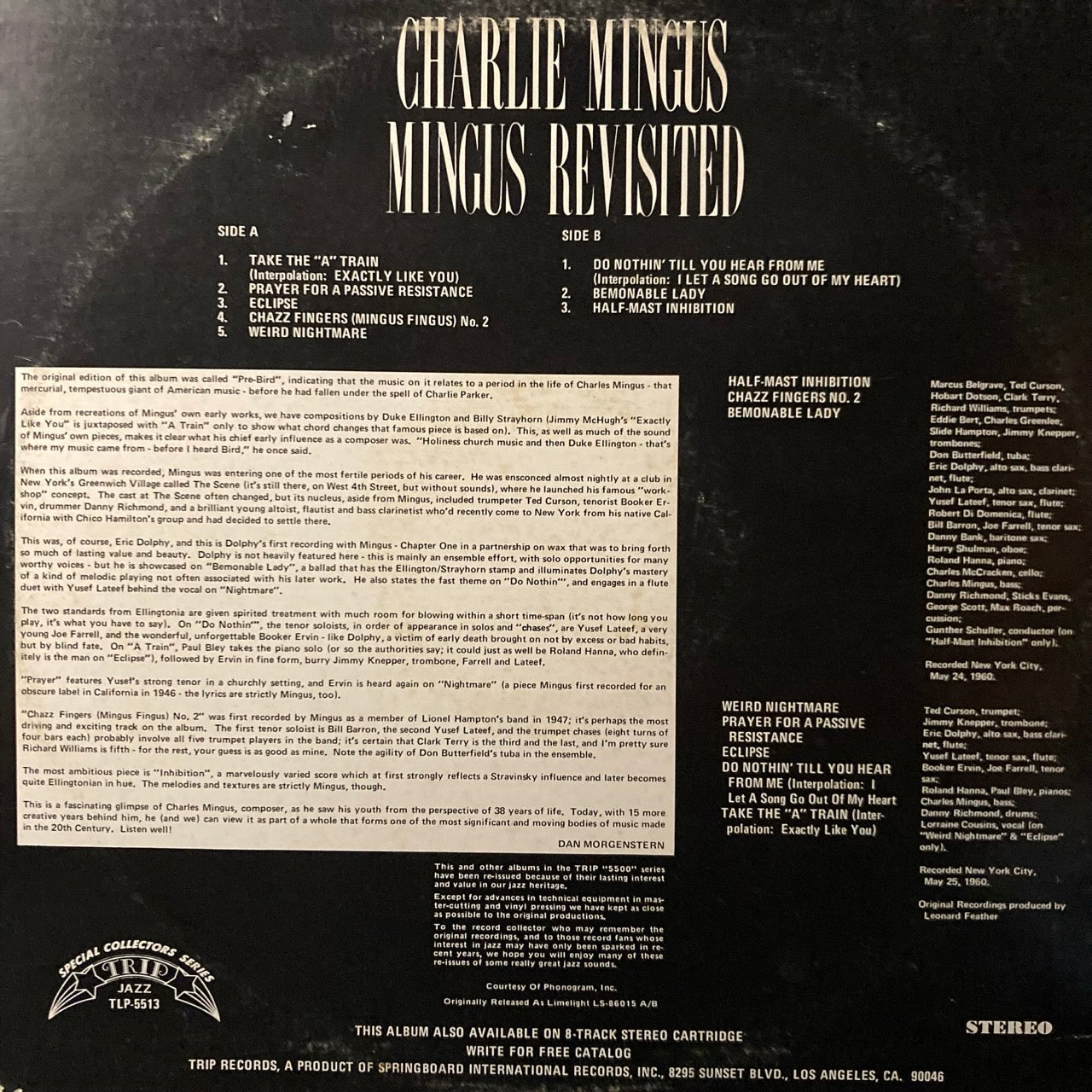 Charlie Mingus - Mingus Revisited, 1965