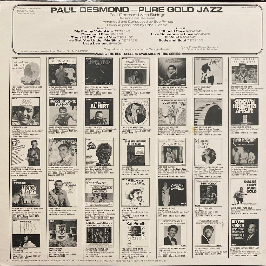 Paul Desmond - Pure Gold Jazz