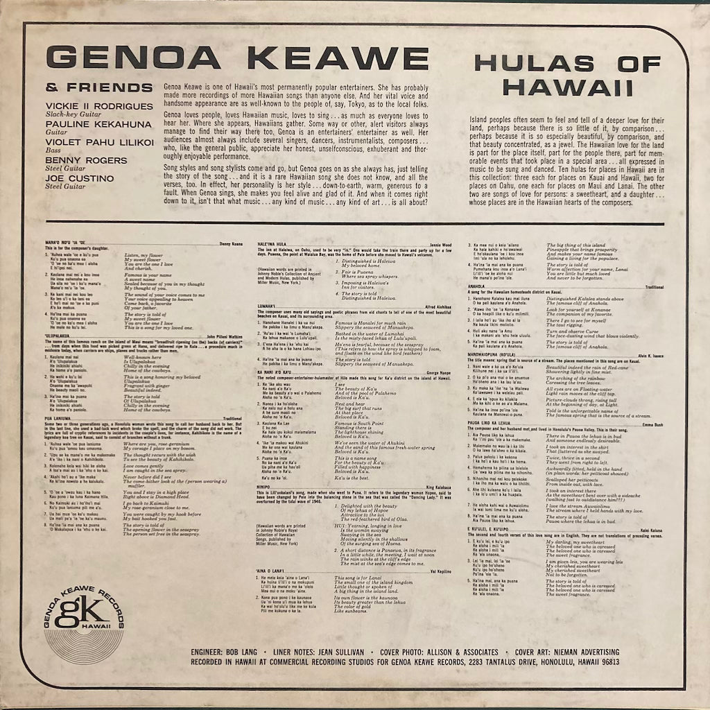 Genoa Keawe - Hulas of Hawaii