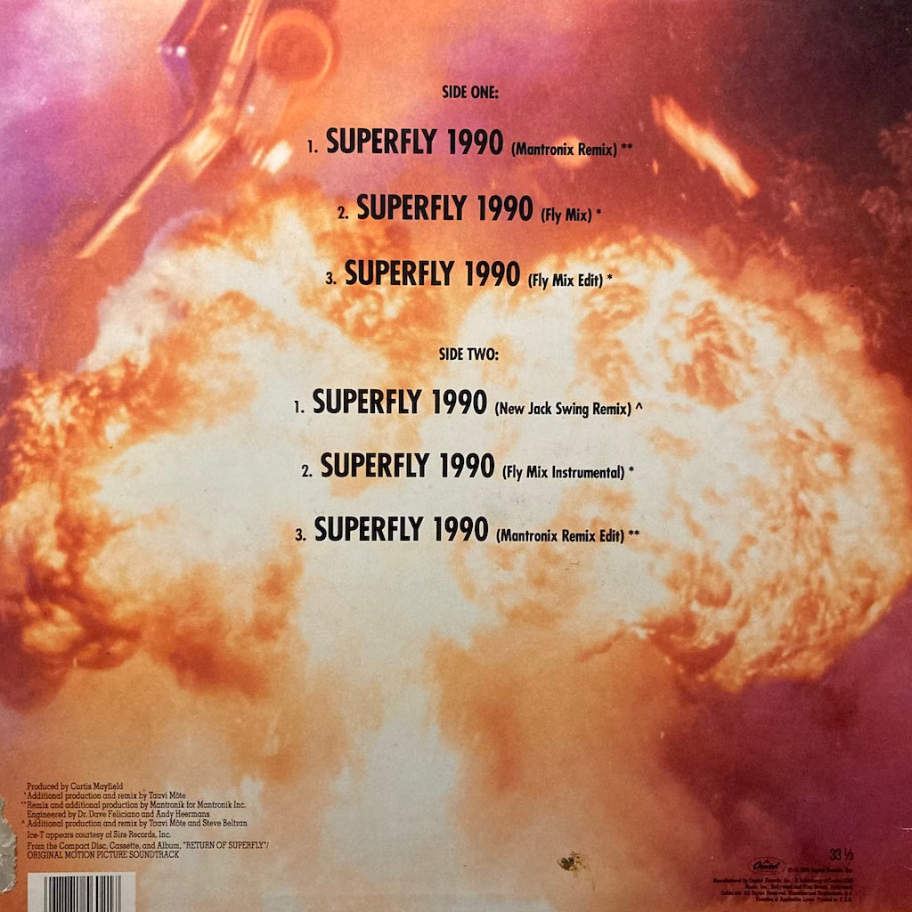 Curtis Mayfield and Ice-T - Superfly 12"