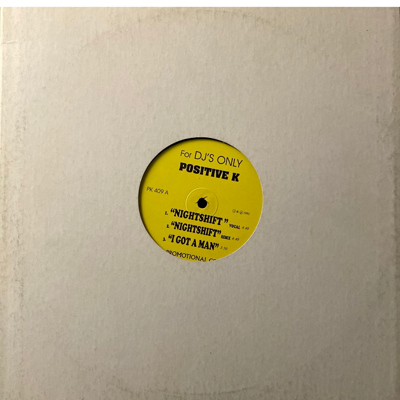 Positive K - Car Hoppers/Nightshift [12"]