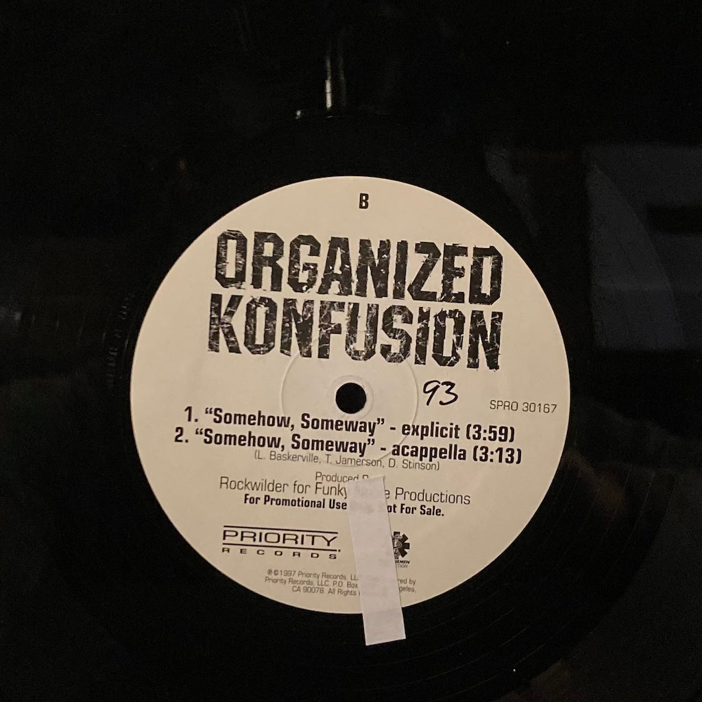 Organized Konfusion - Somehow, Someway 12"