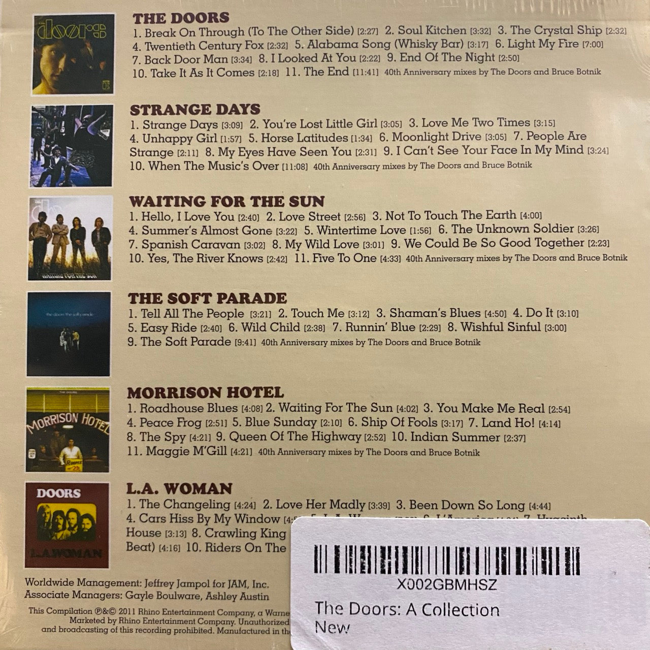 The Doors – A Collection [CD]
