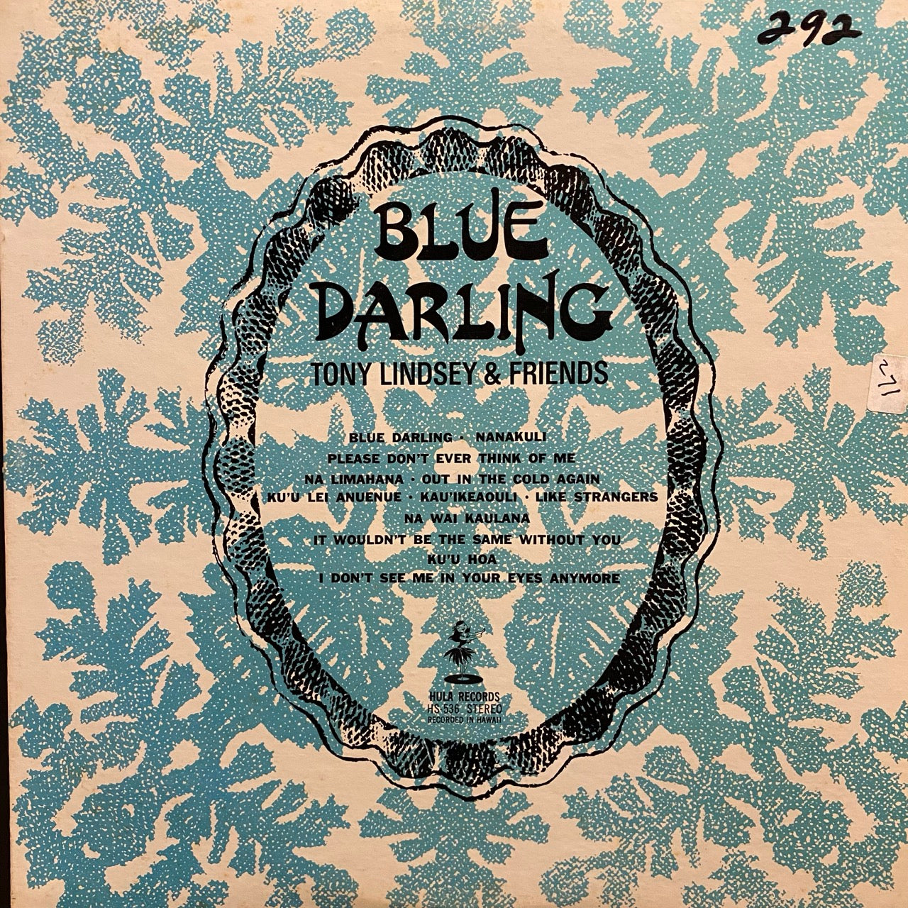 Tony Lindsey And Friends – Blue Darling