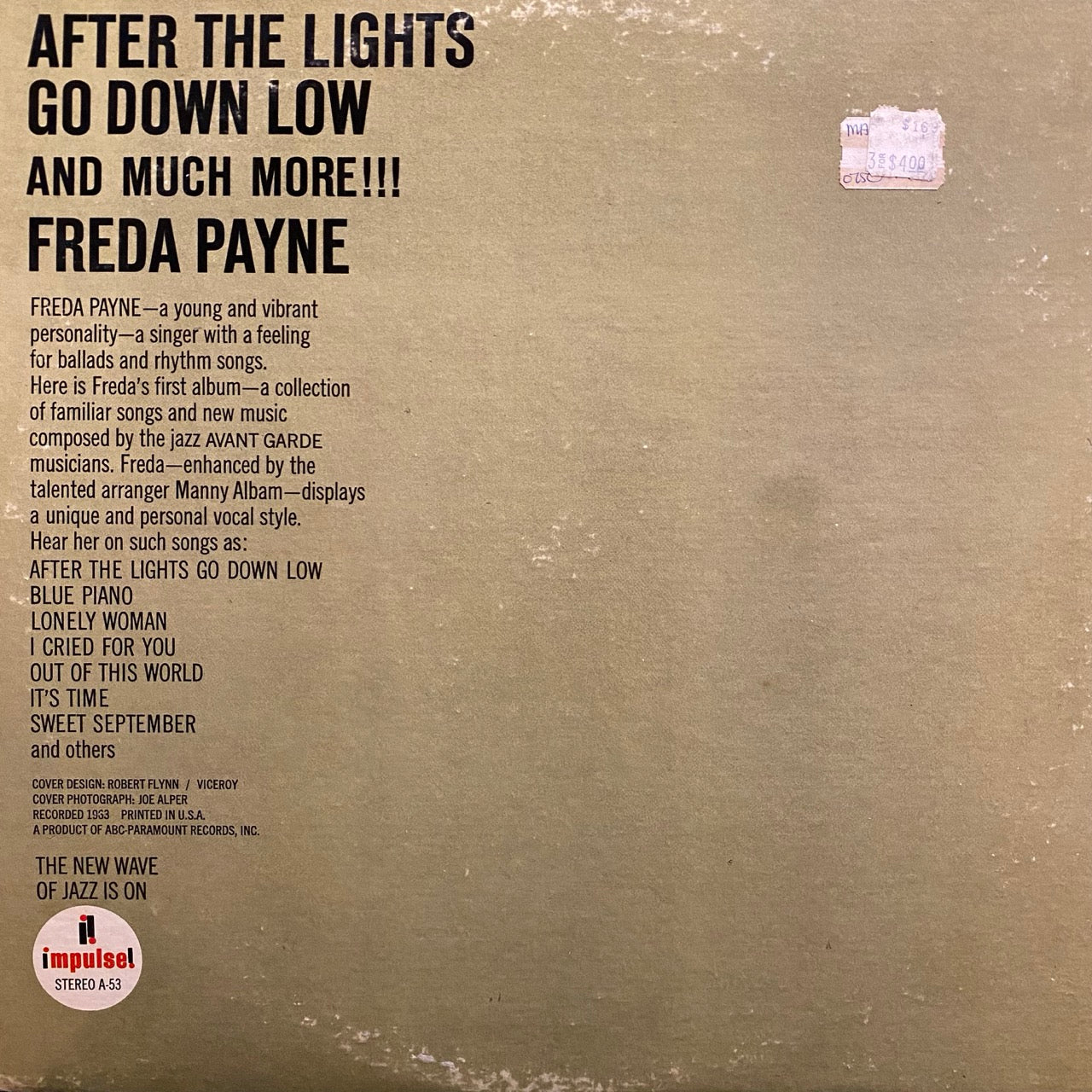 Freda Payne – After The Lights Go Down Low And Much More!!!
