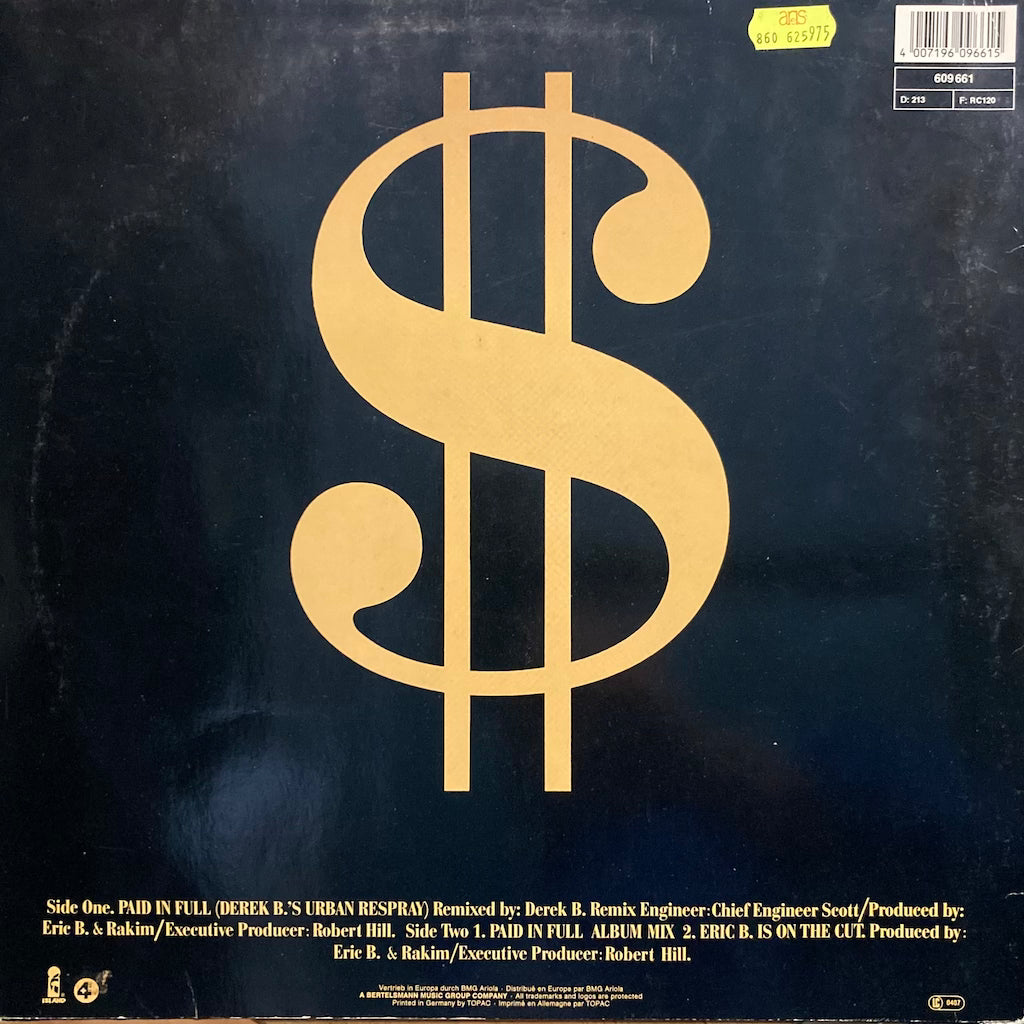 Eric B. & Rakim - Paid In Full