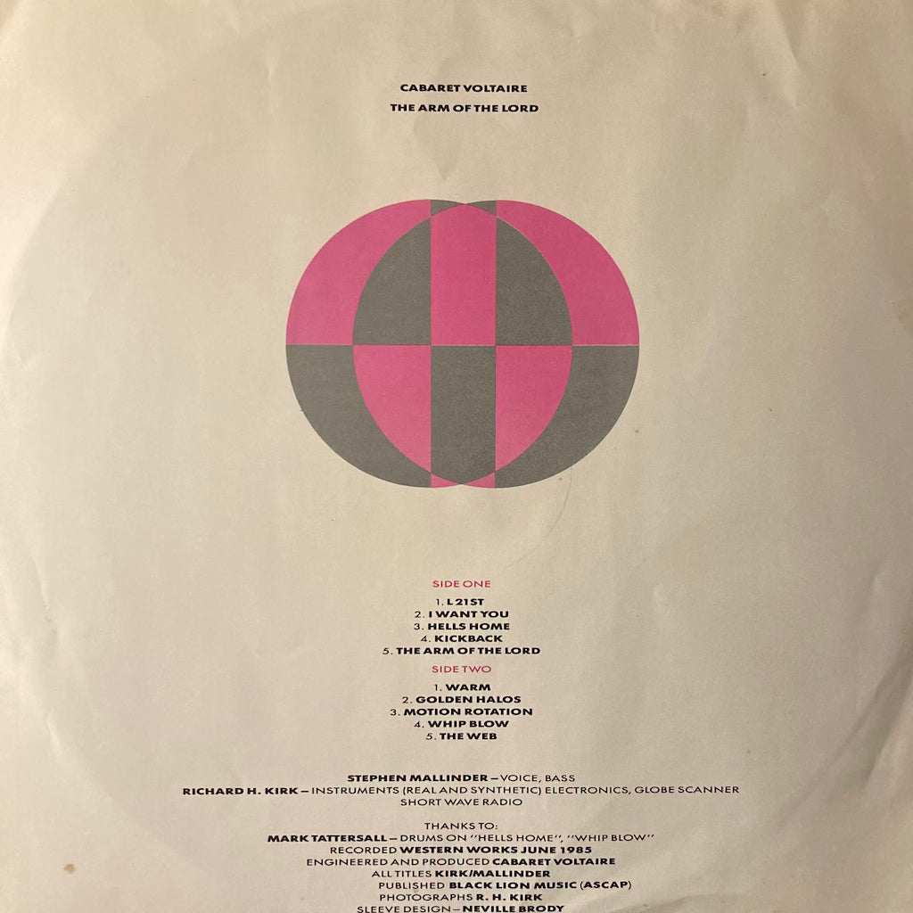 Cabaret Voltaire - The Arm Of The Lord