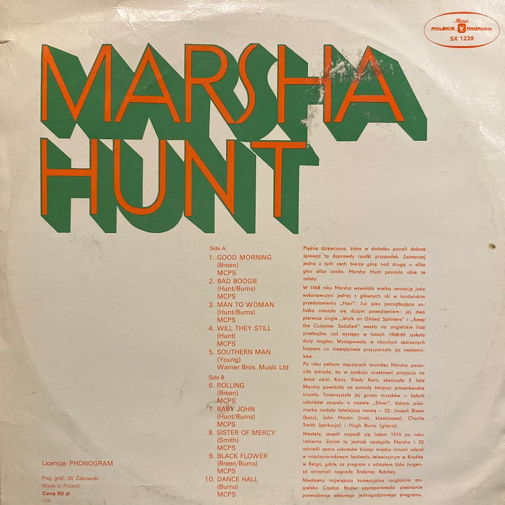 Marsha Hunt - Marsha Hunt