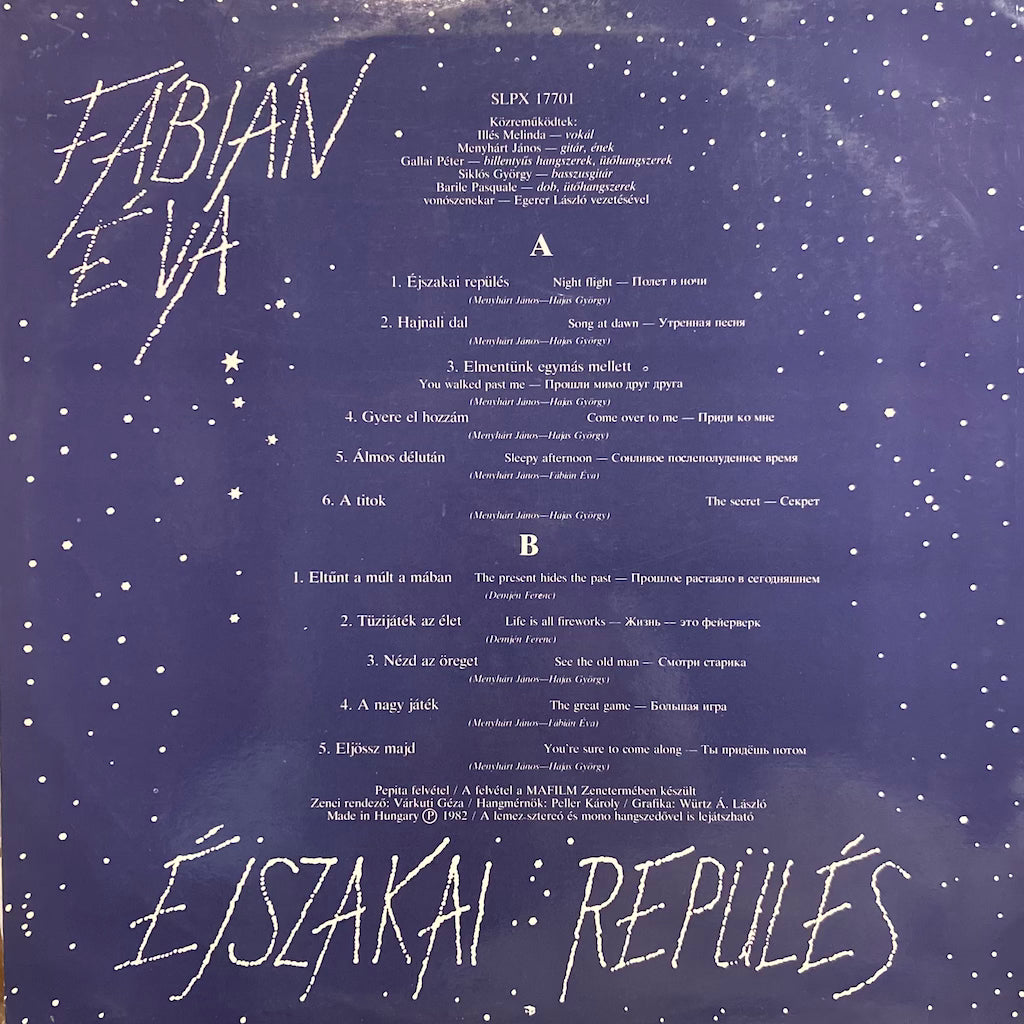 Ejszakai Repules - Fabian E Va