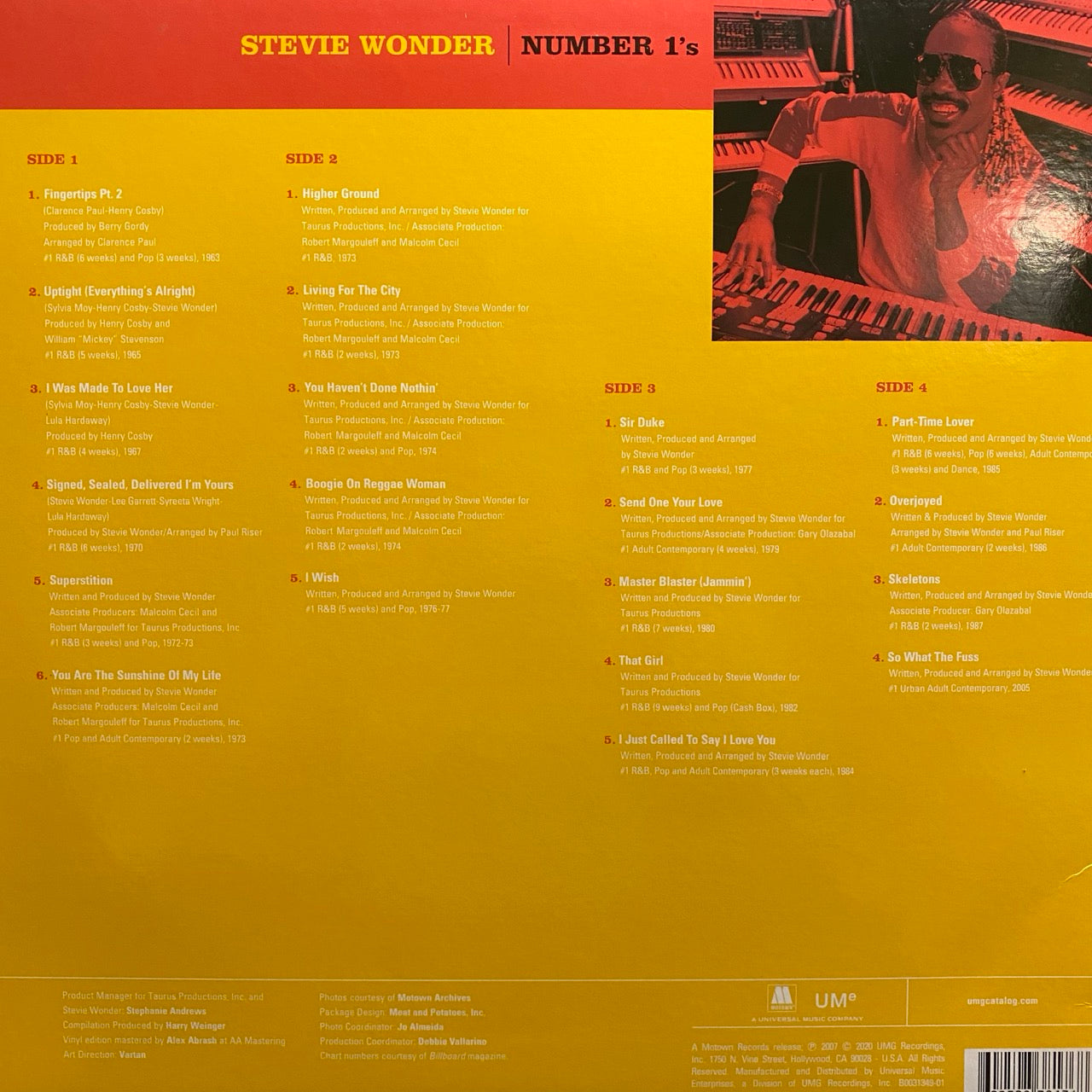 Stevie Wonder – Number 1's [2LP]
