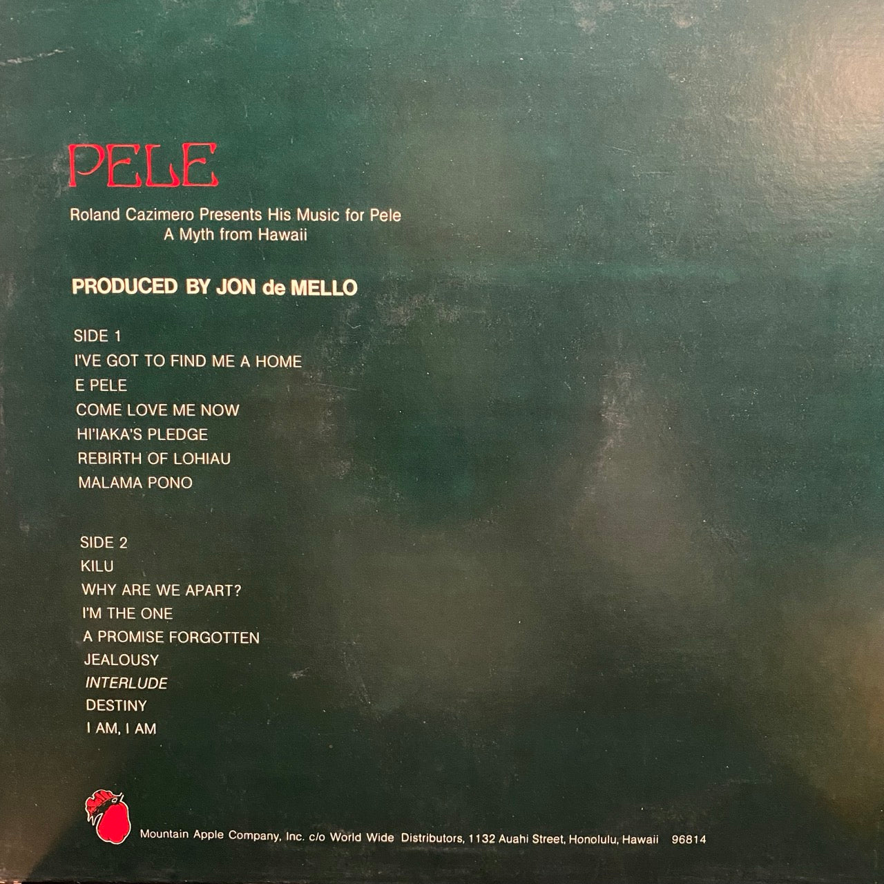 Roland Cazimero – Pele