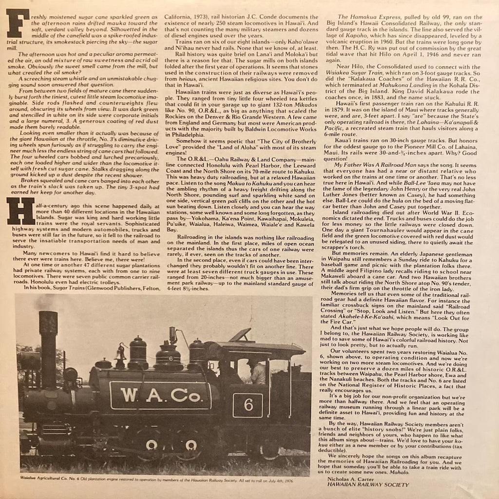 V/A - Hawaiian Railroads