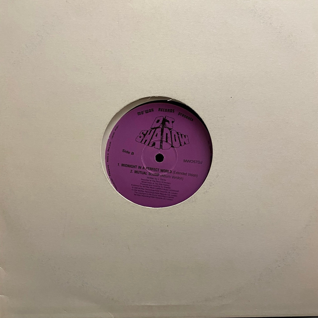 DJ Shadow – Midnight In A Perfect World [12"]