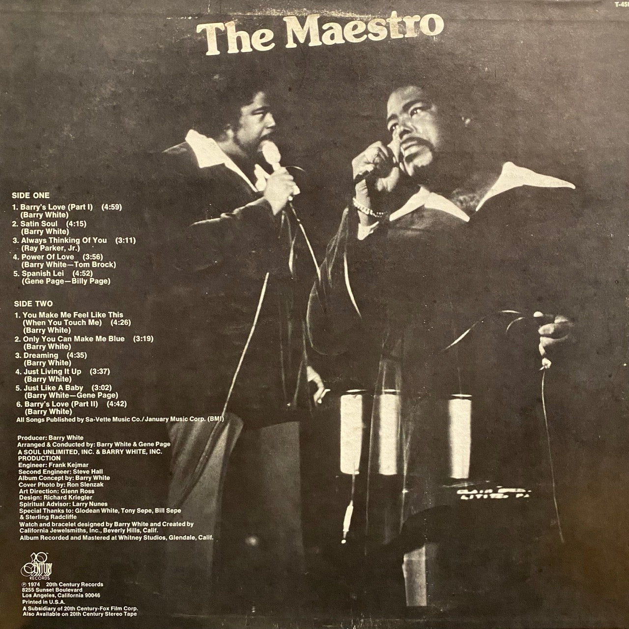 The Love Unlimited Orchestra – White Gold