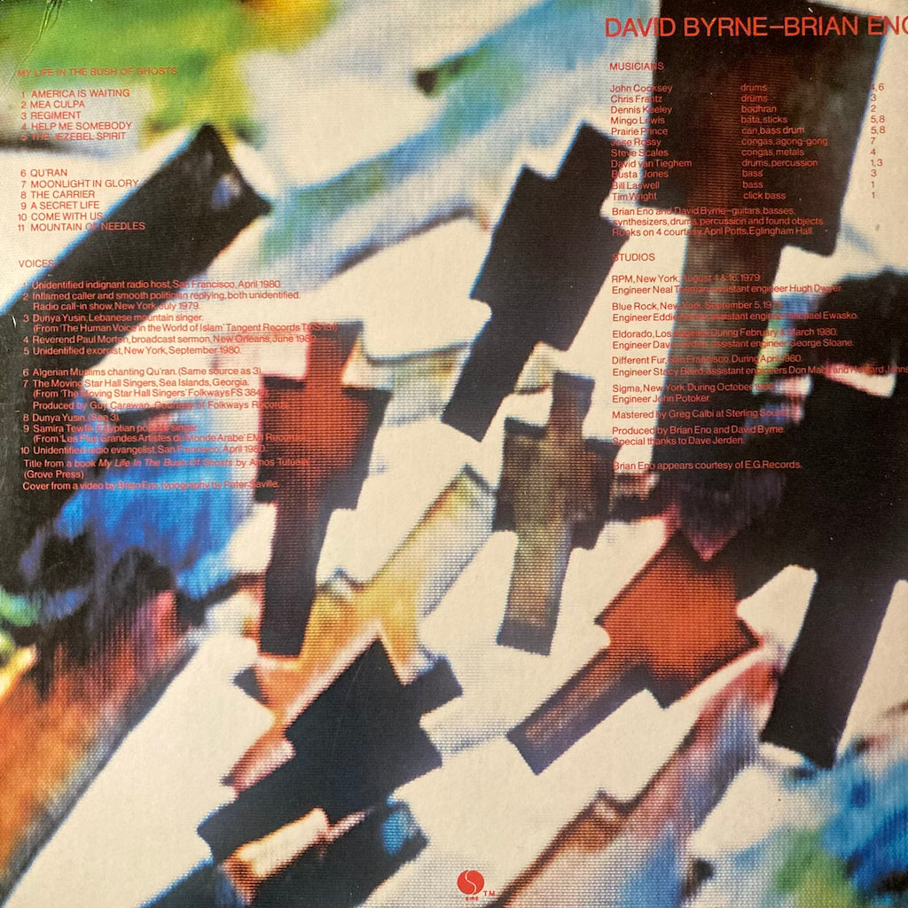 Brian Eno, David Byrne - My Life In The Bush of Ghosts