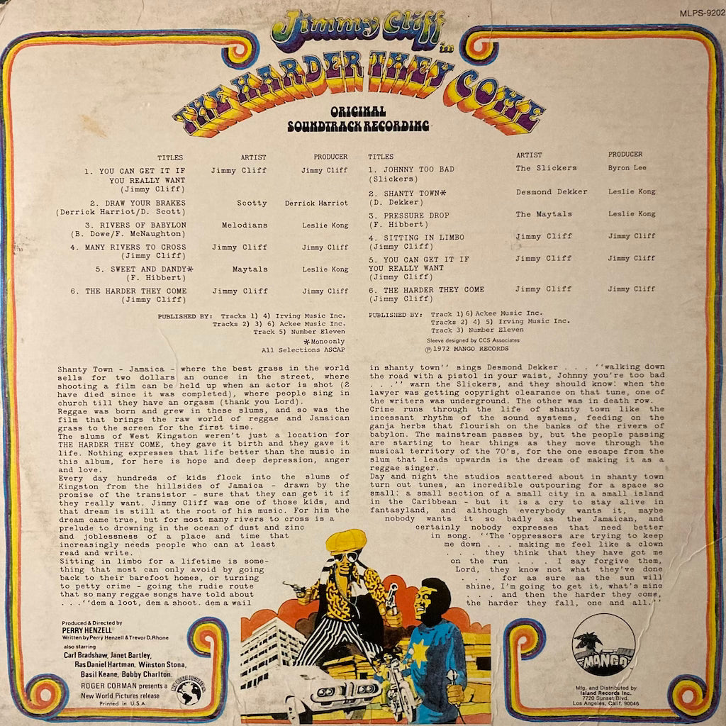Jimmy Cliff - The Harder They Come [OST]
