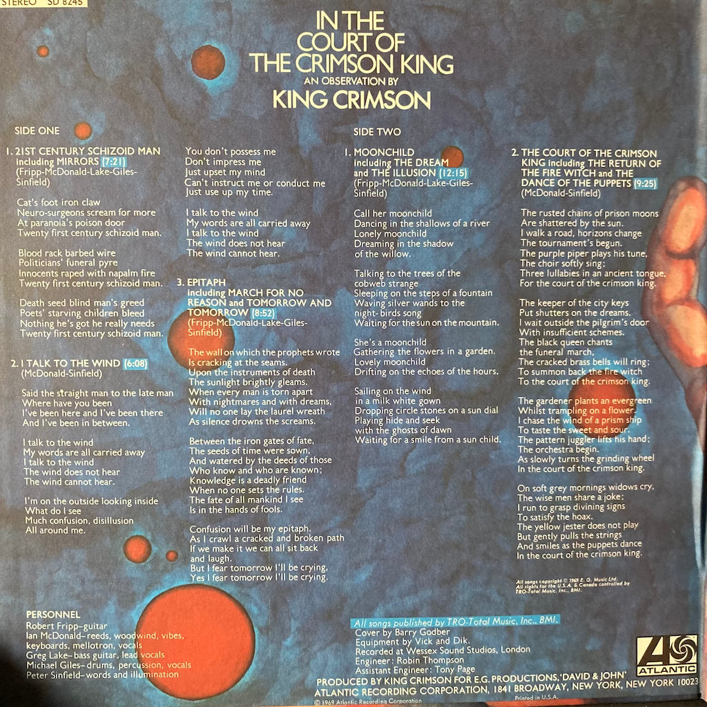 King Crimson - In The Court of King Crimson