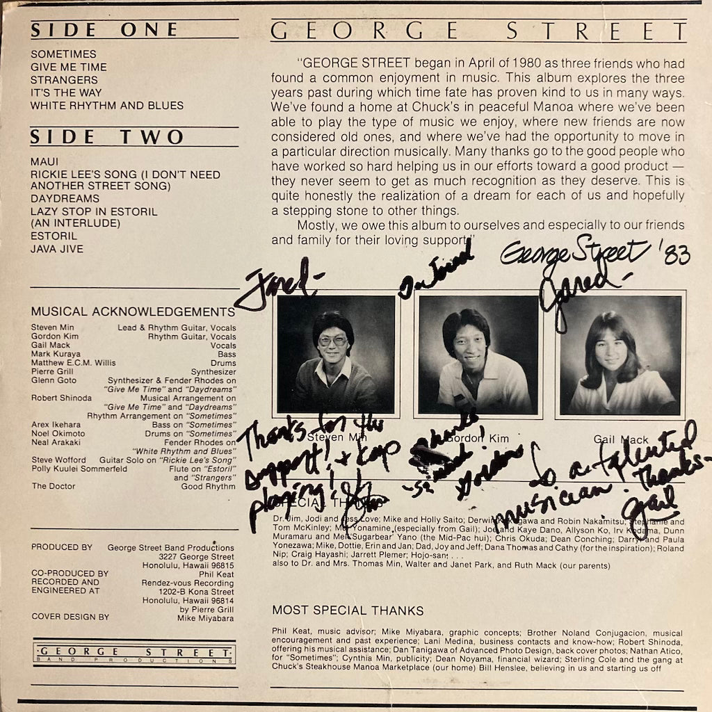 George Street - Daydreams [signed]