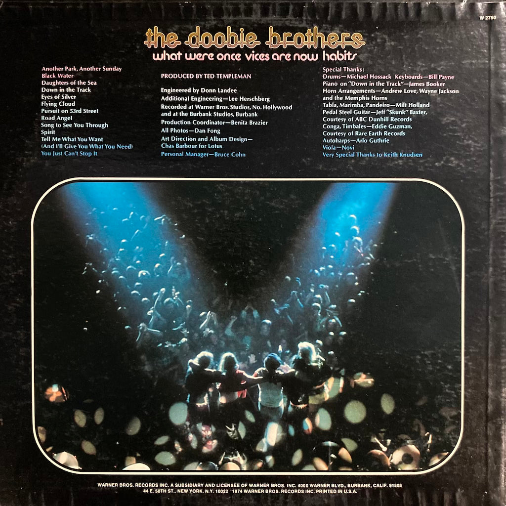 The Doobie Brothers - What Were Once Vices Are Now Habits