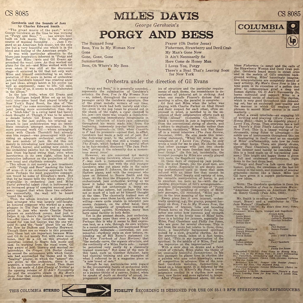 Miles Davis - Porgy and Bess