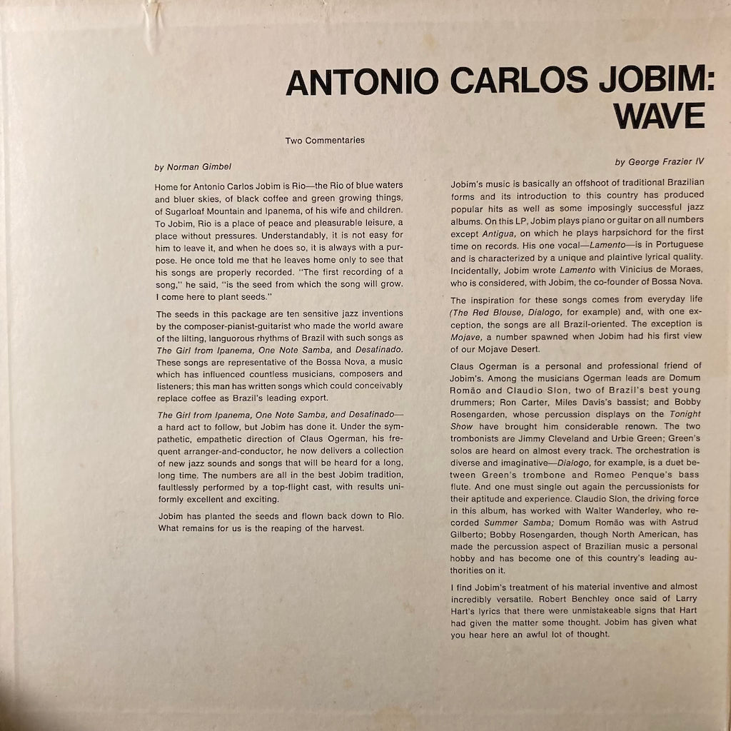 Antonio Carlos Jobim - Wave