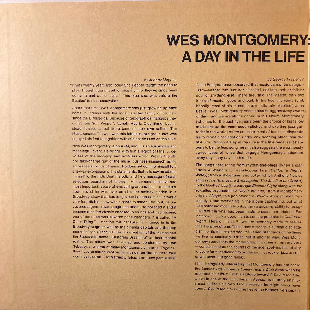 Wes Montgomery - A Day In The Life