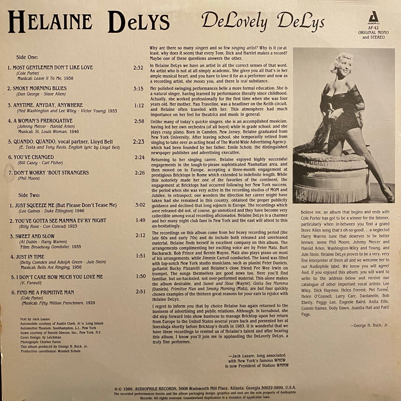Helaine deLys – De Lovely De Lys
