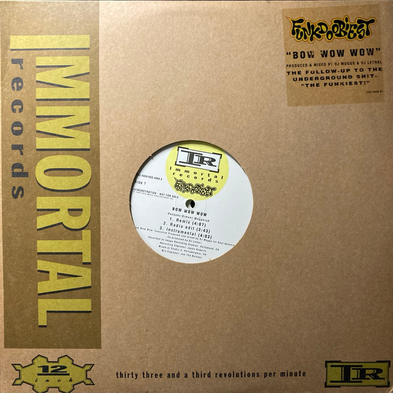 FunkDoobiest - Bow Bow Bow [Double 12"]