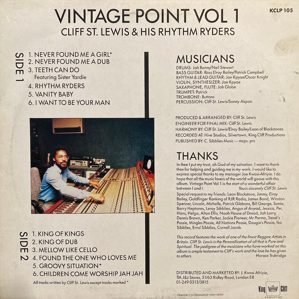 Cliff St. Lewis & His Rhythm Ryders - Vintage Point Vol 1