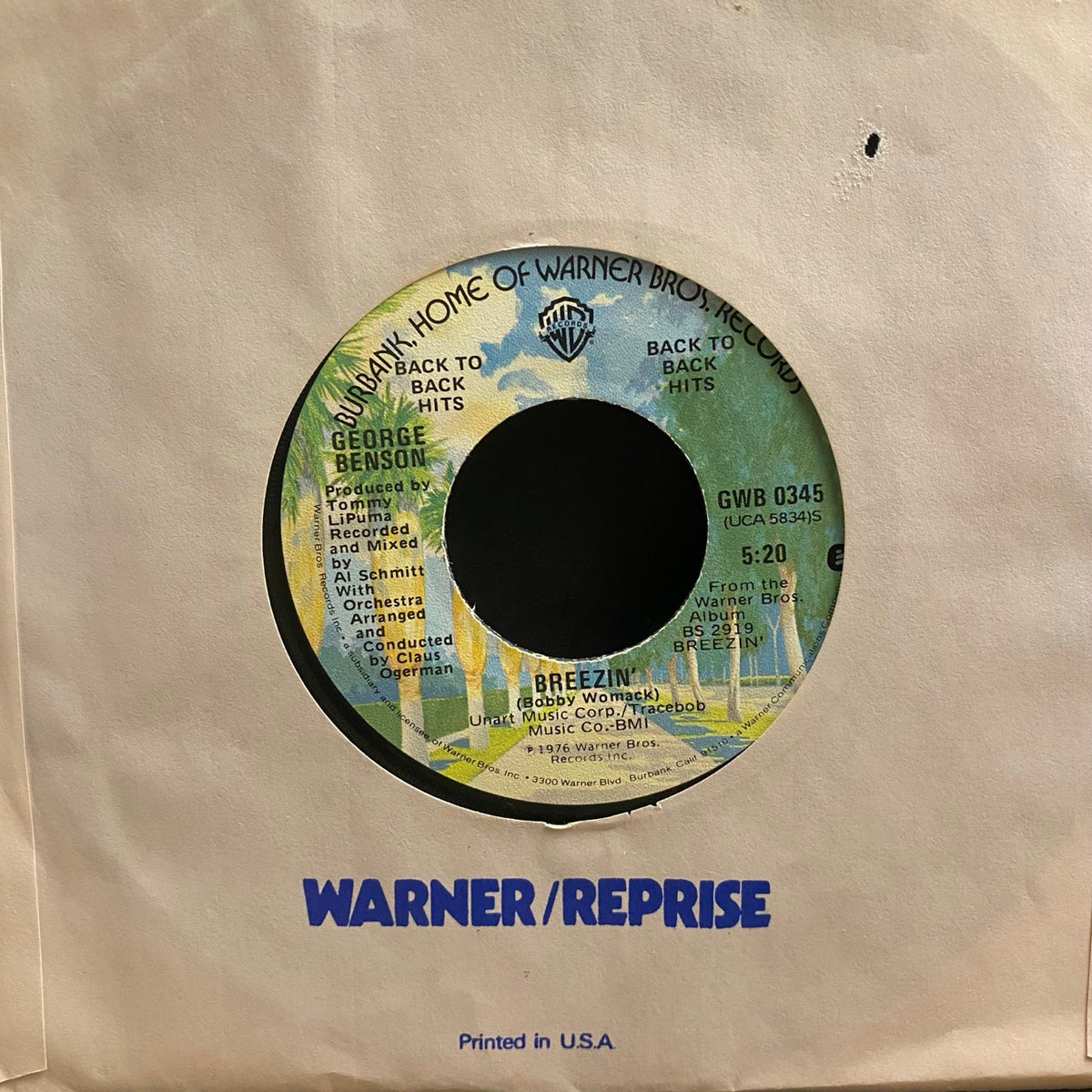 George Benson – This Masquerade / Breezin' [7"]