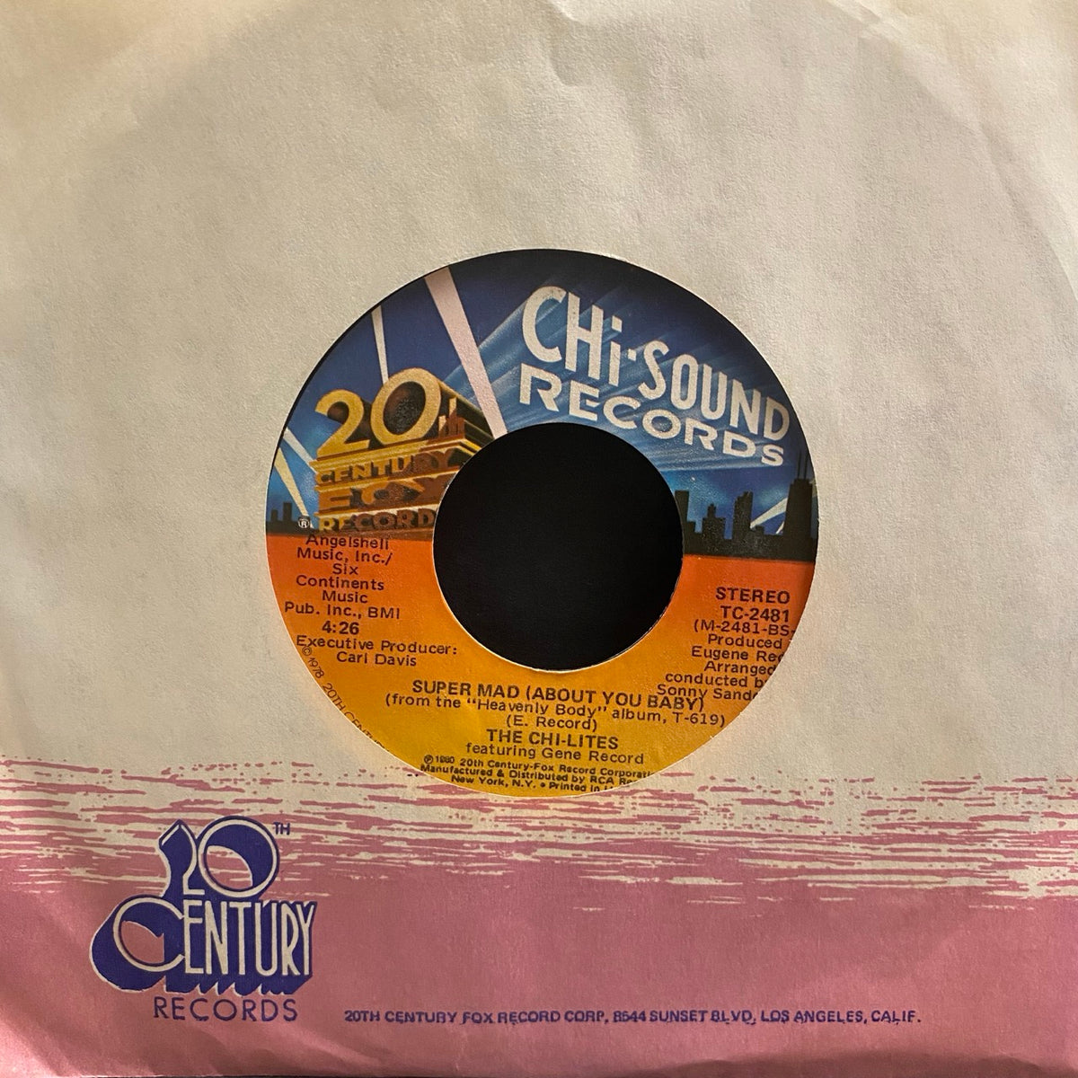 The Chi-Lites Featuring Gene Record – Have You Seen Her / Super Mad (About You Baby) [7"]