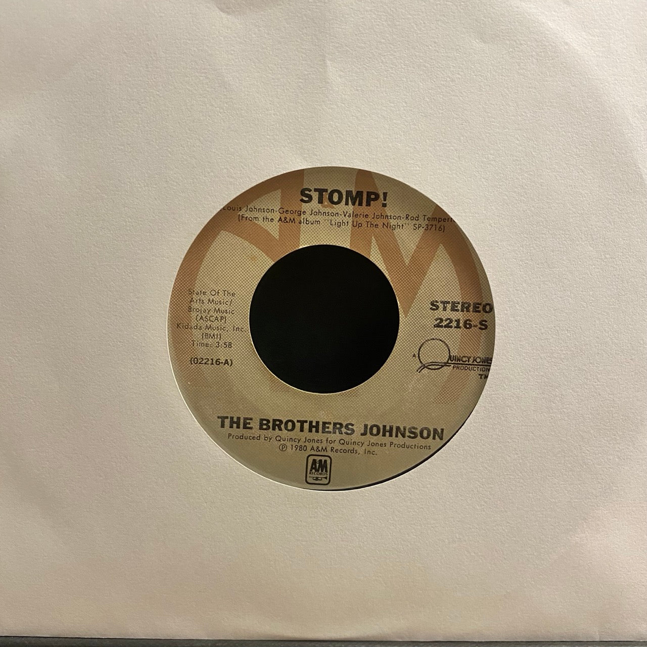 The Brothers Johnson – Stomp! / Let's Swing [7"]