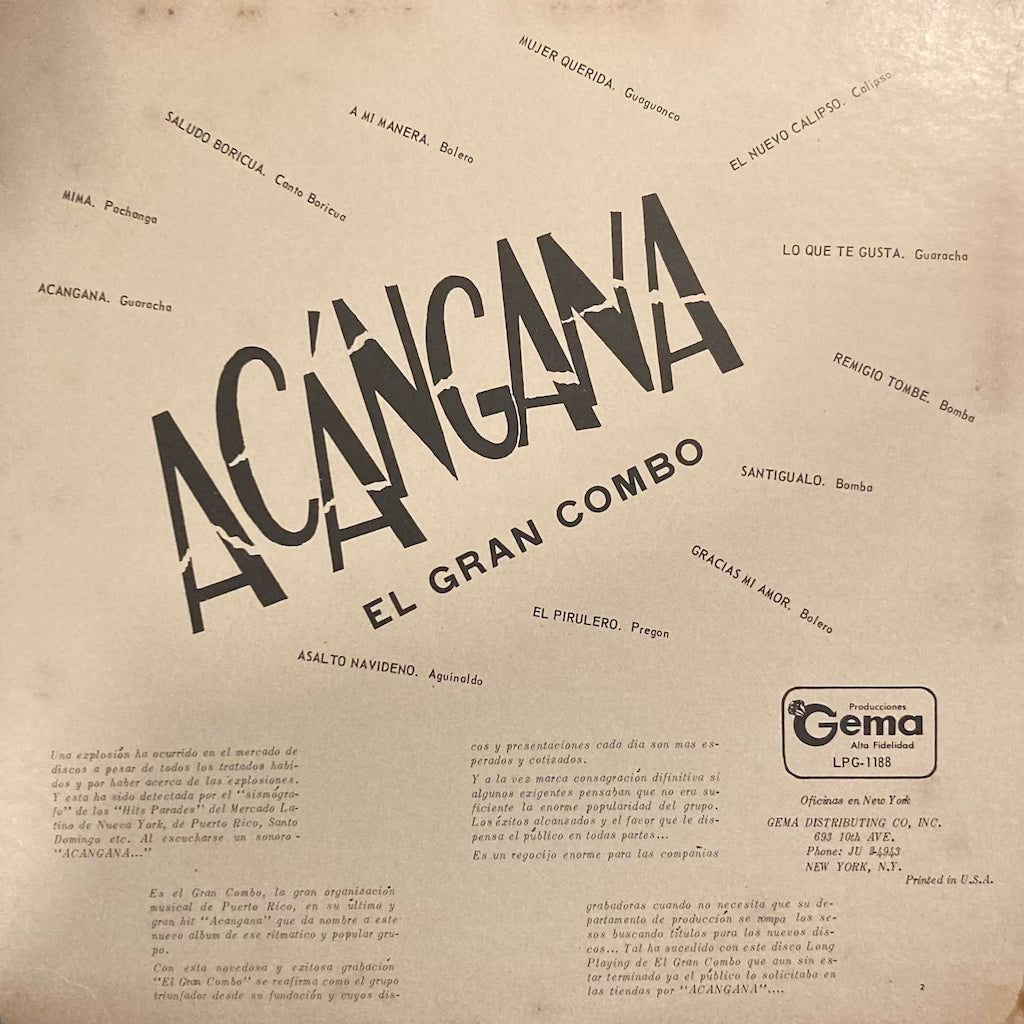 Acangana - El Gran Combo