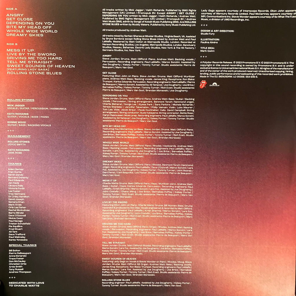 Rolling Stones - Hackney Diamonds [Translucent Blue Vinyl]