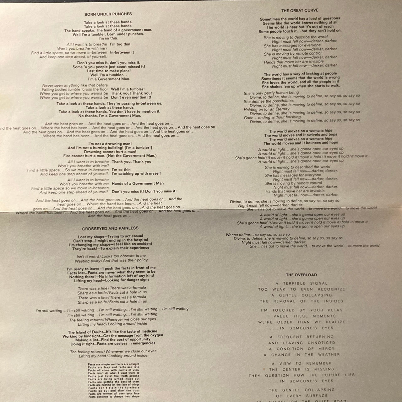 Talking Heads - Remain In Light