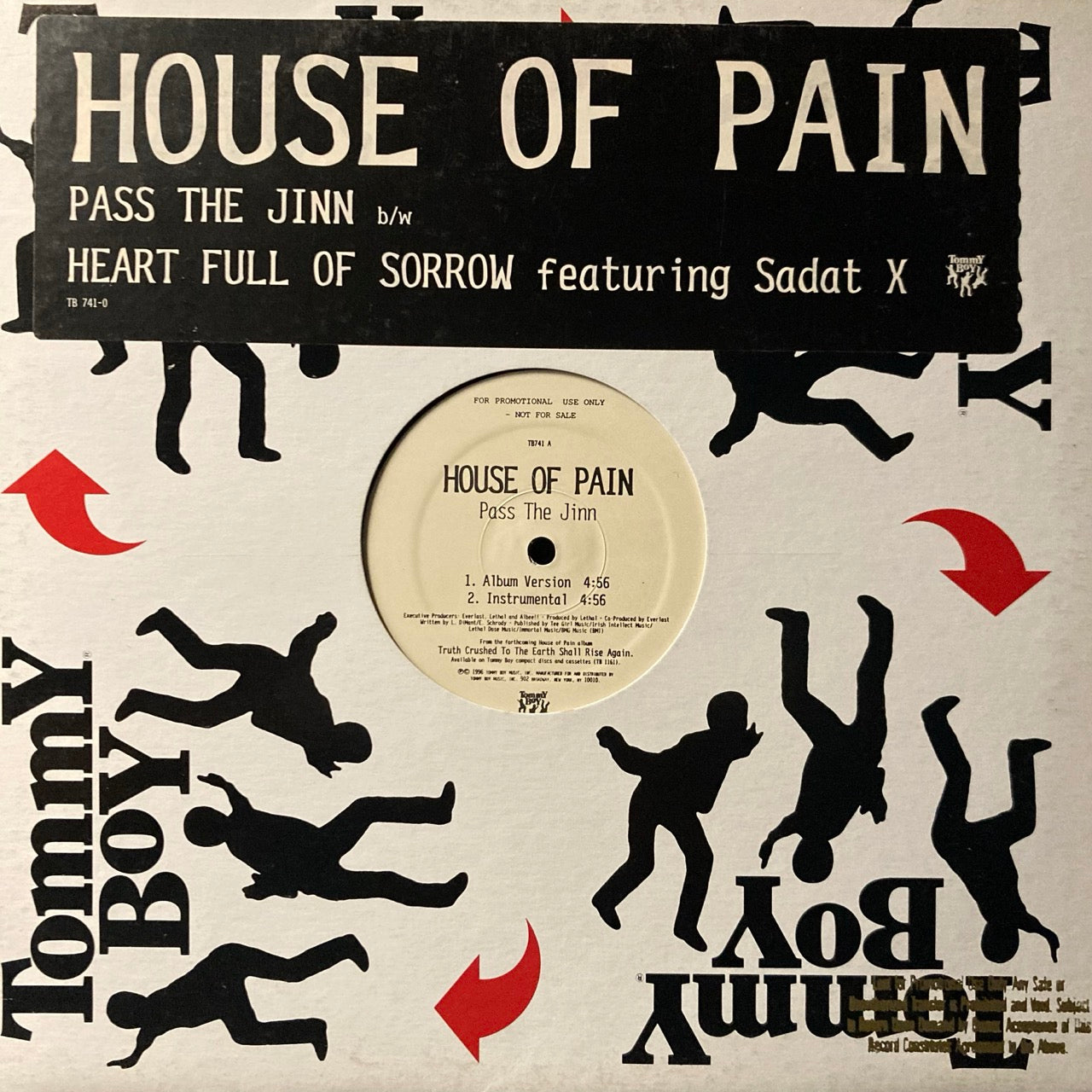 House Of Pain - Pass The Jinn/Heart Full Of Sorrow ft. Sadat X [12"]