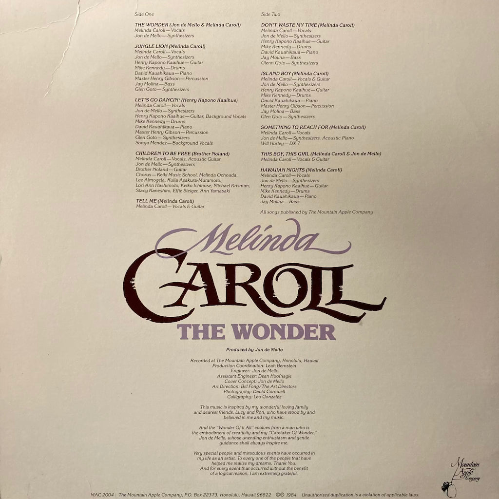 Melinda Caroll - The Wonder