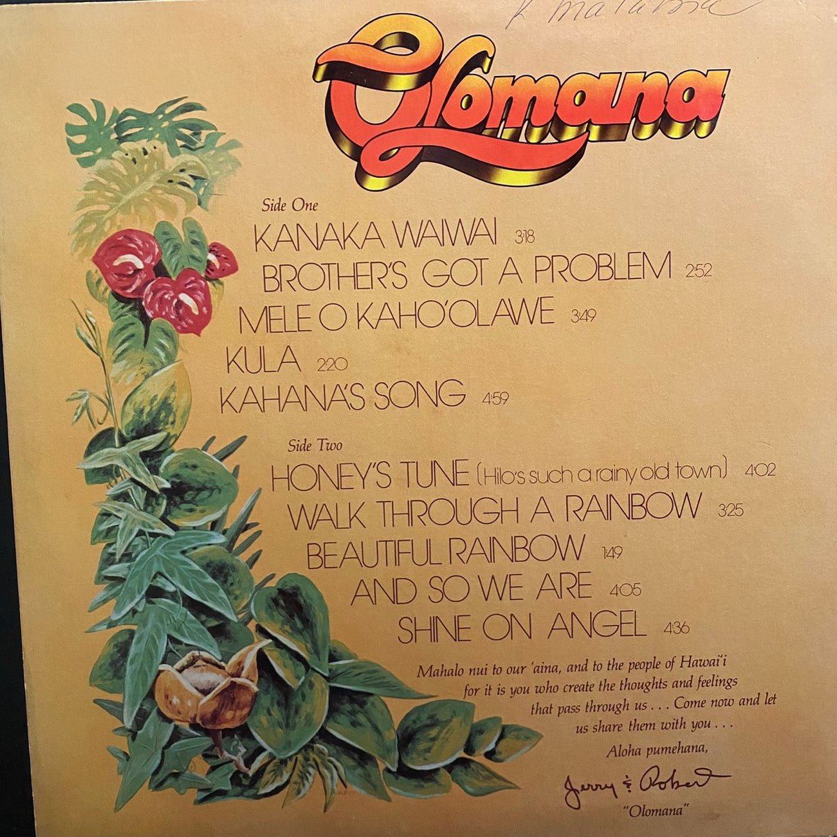 Olomana – And So We Are